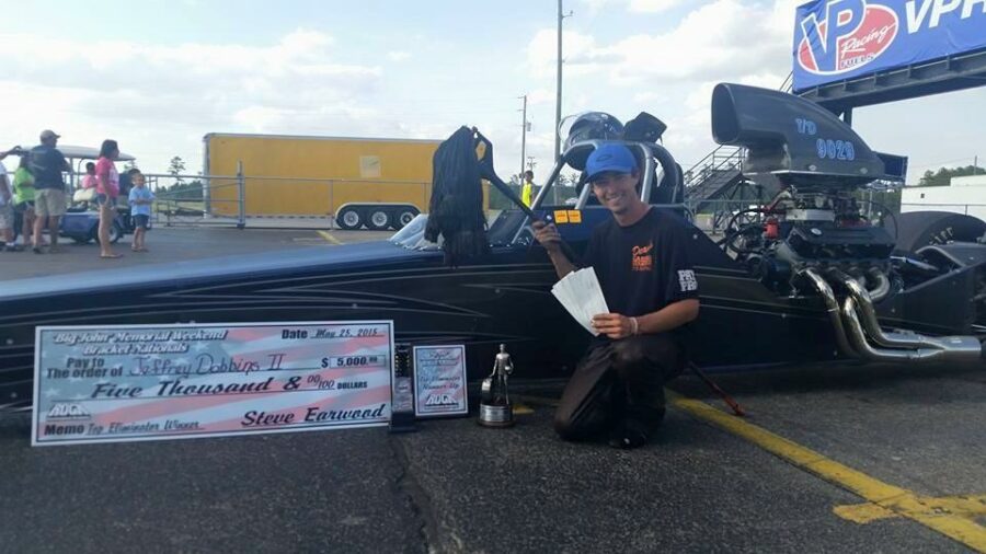 Dobbins Mops Up at The Rock with custom built race tech dragster