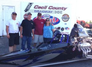 Don Bangs Wins Mid Atlantic Super Comp Association's Race with Dragster built by Russ Farmer and Race Tech