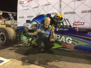 Derrik Sholar wins PDRA Memphis Top Dragster with Race Tech Dragster