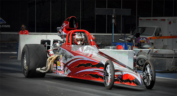 Red Race Tech Dragster