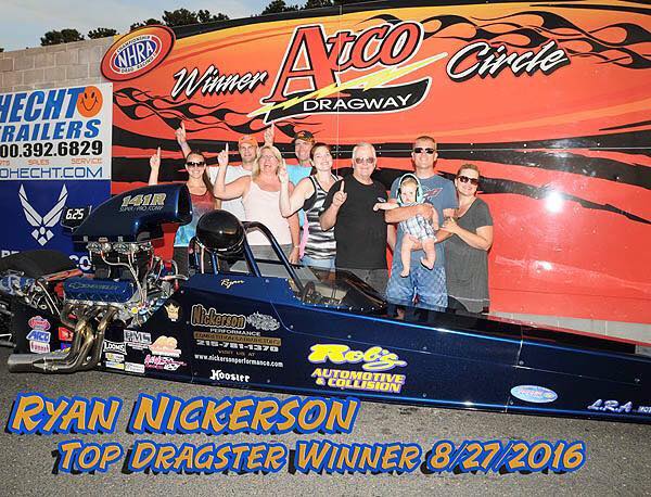Ryan Nickerson Wins Top Dragster