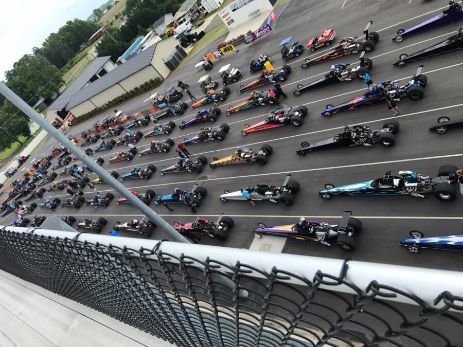 Lanes Full of Dragsters