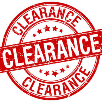 CLEARANCE ITEMS